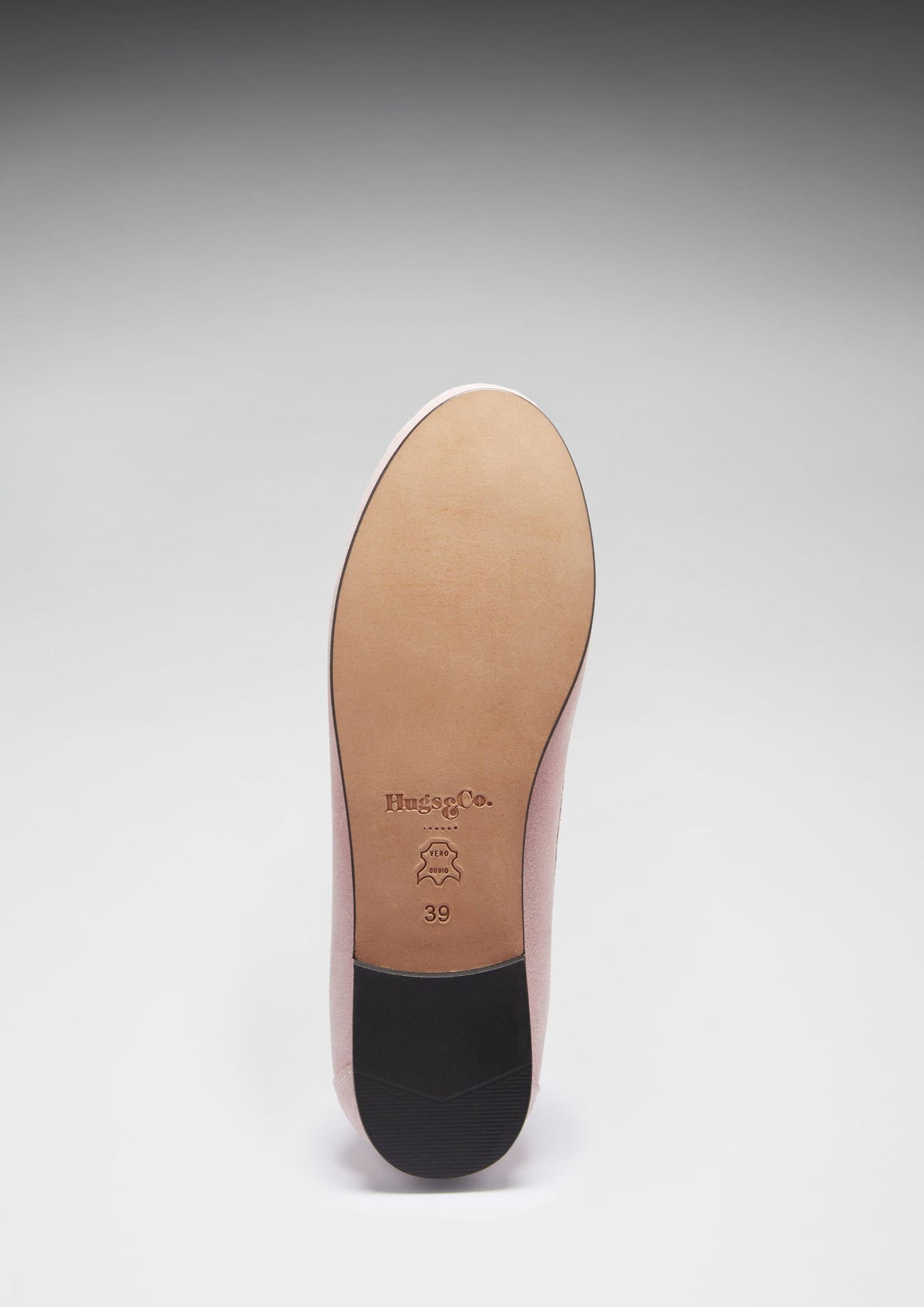 Hugs & Co. Women's Ice Pink Suede Penny Loafers