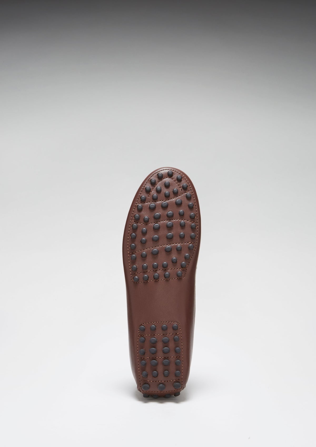 Hugs & Co. Women's Brown Leather Penny Driving Loafers