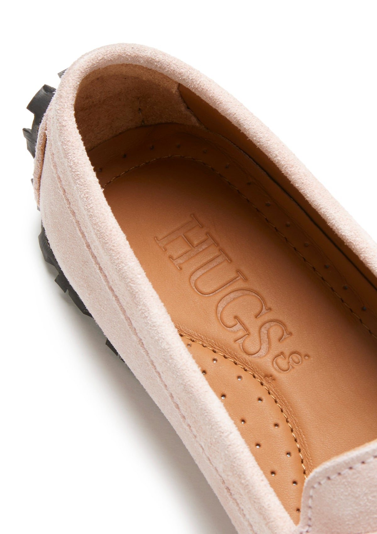 Hugs & Co. Women's Ice Pink Suede TS1 Penny Loafers
