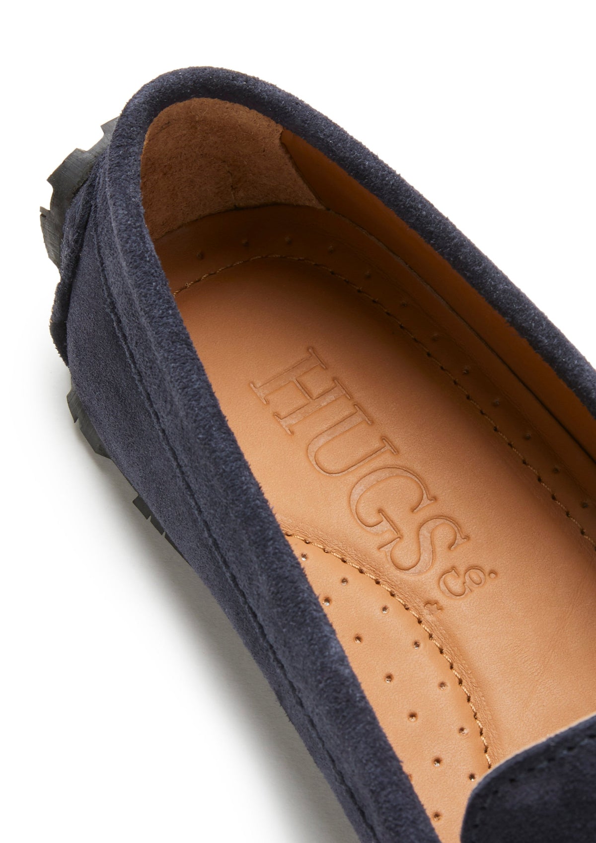 Hugs & Co. Women's Navy Blue Suede TS1 Penny Loafers