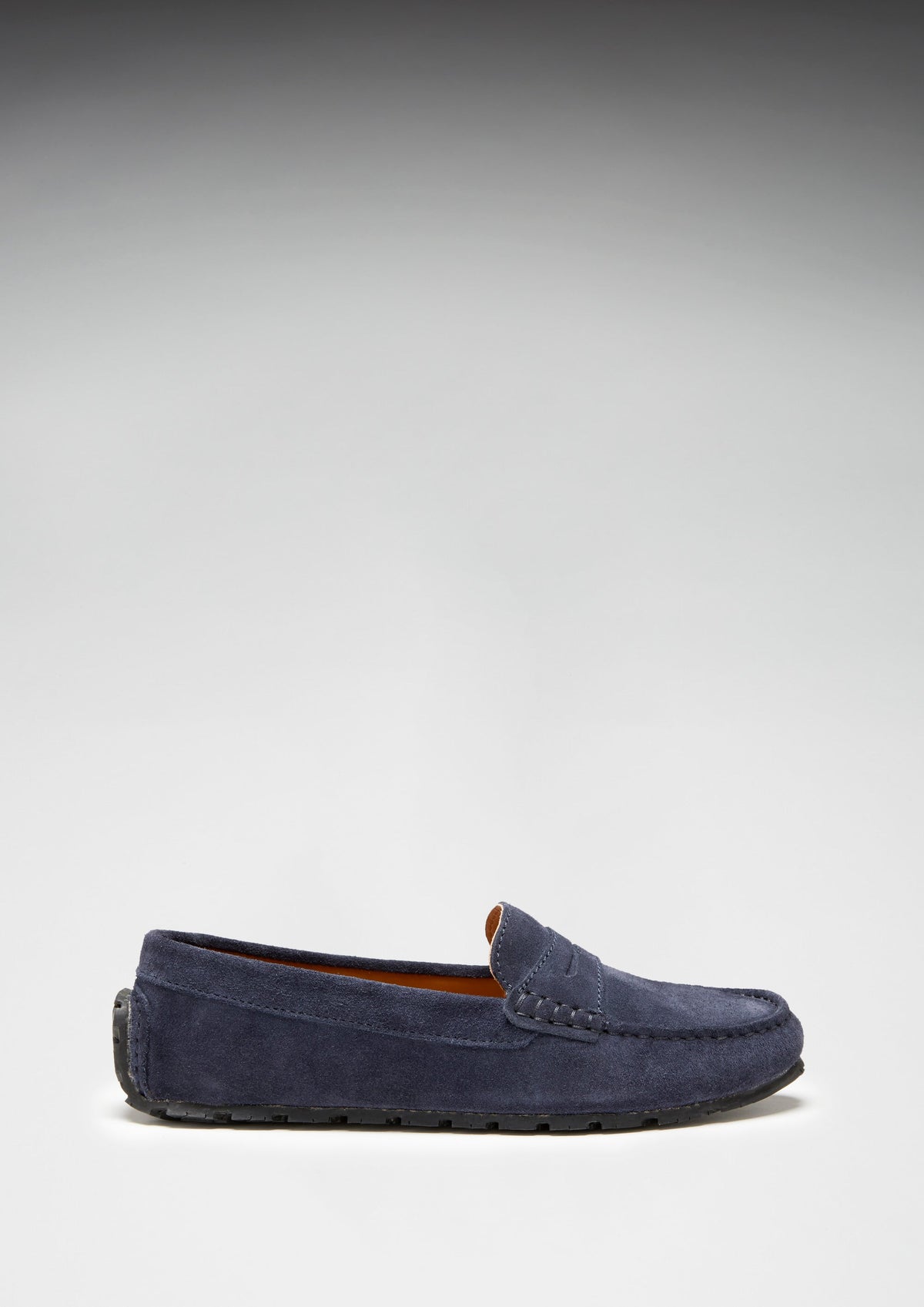 Hugs & Co. Women's Navy Blue Suede TS1 Penny Loafers
