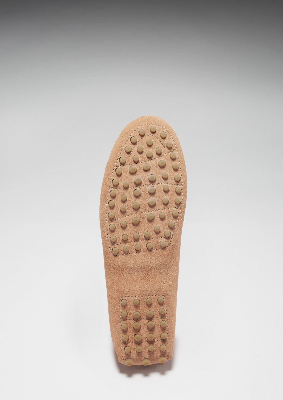 Hugs & Co. Women's Peach Suede Tasselled Driving Loafers