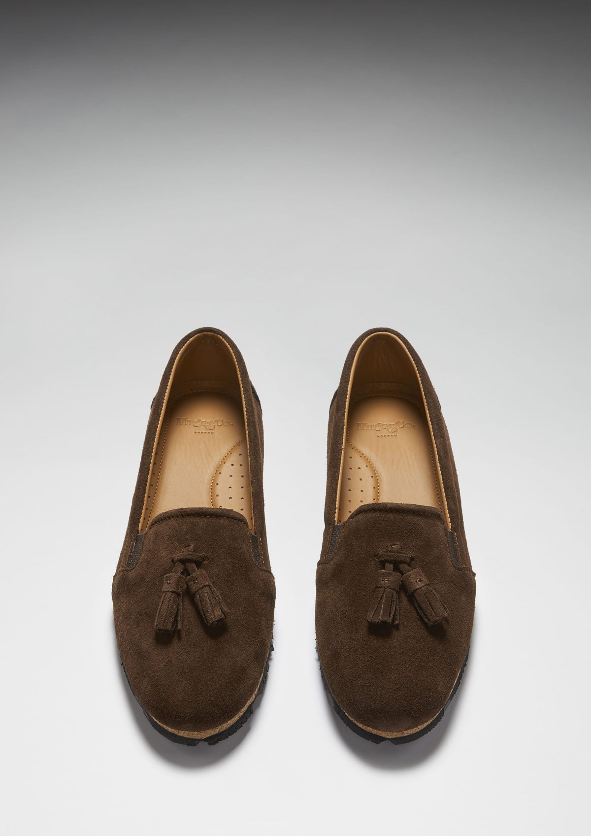 Hugs & Co. Women's Brown Suede Tasselled Espadrilles