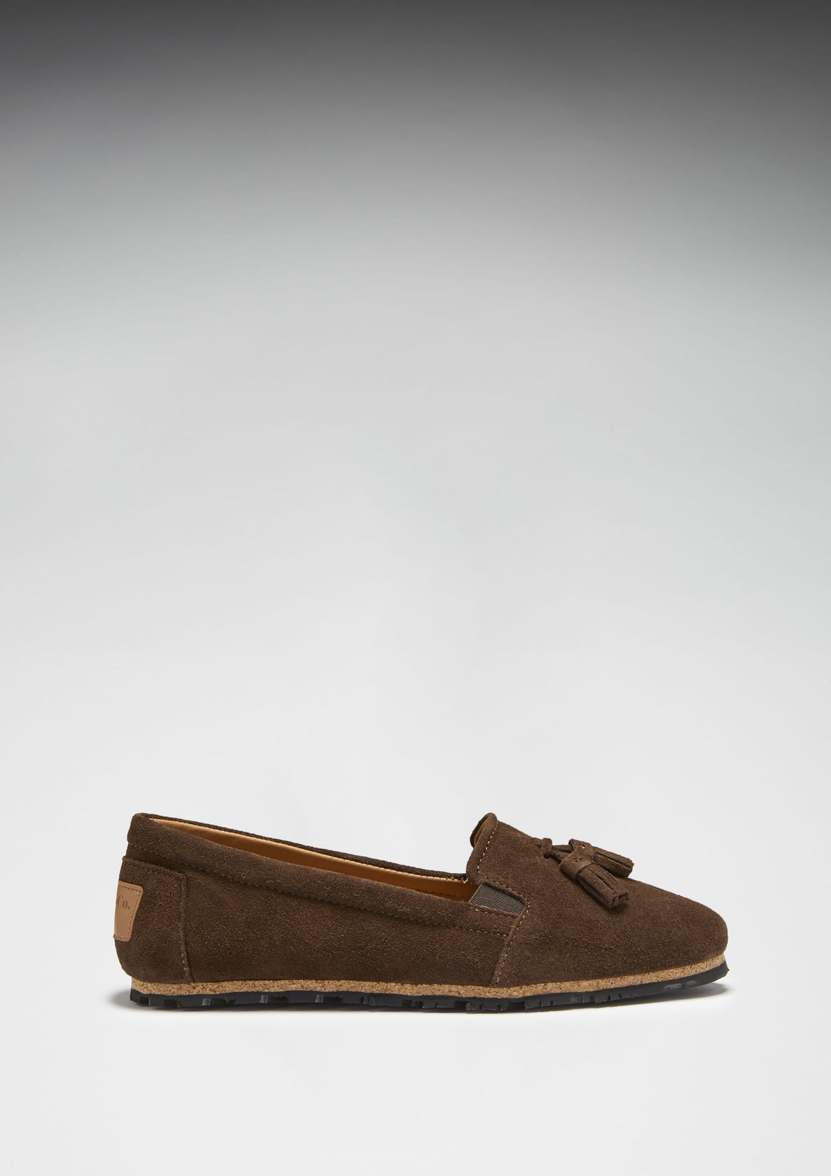 Hugs & Co. Women's Brown Suede Tasselled Espadrilles