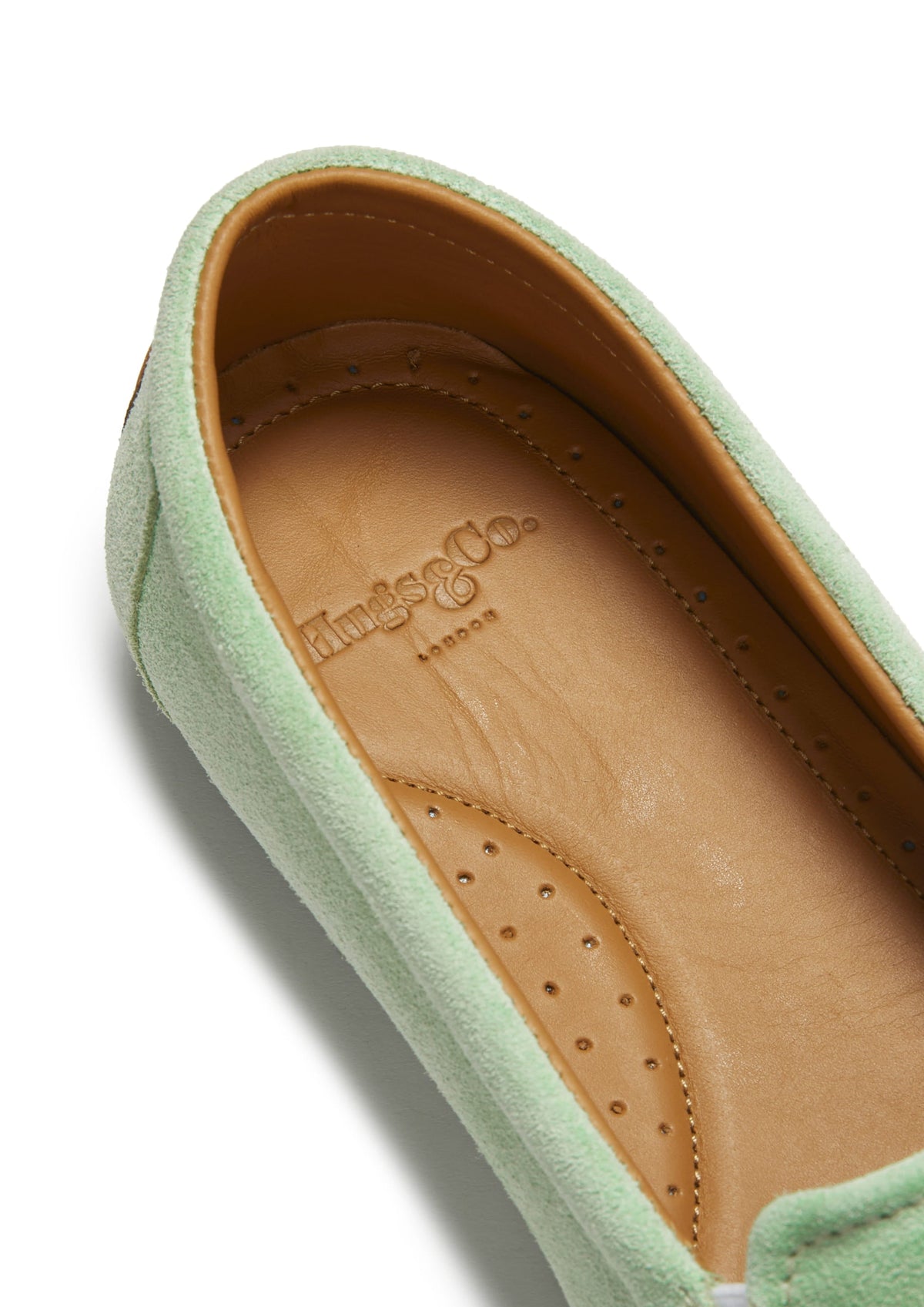 Hugs & Co. Women's Lagoon Green Suede Tasselled Espadrilles