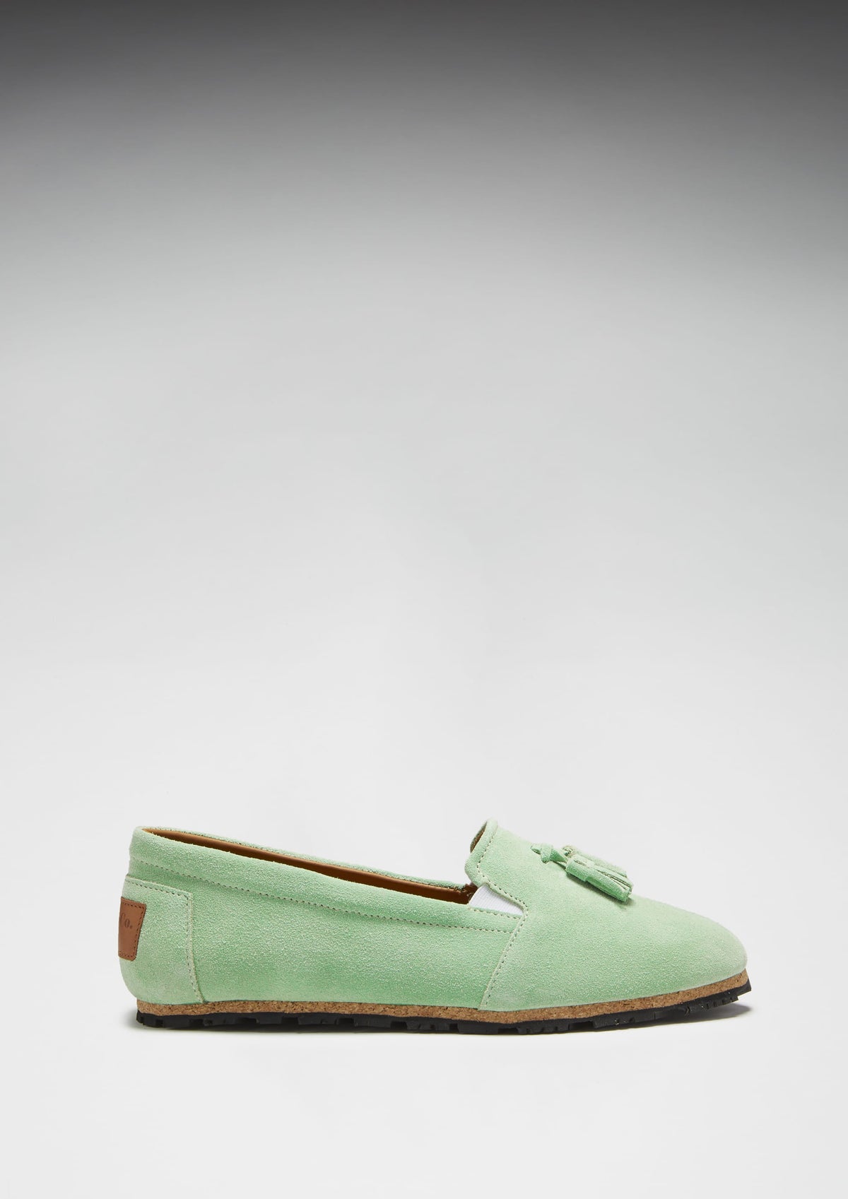 Hugs & Co. Women's Lagoon Green Suede Tasselled Espadrilles