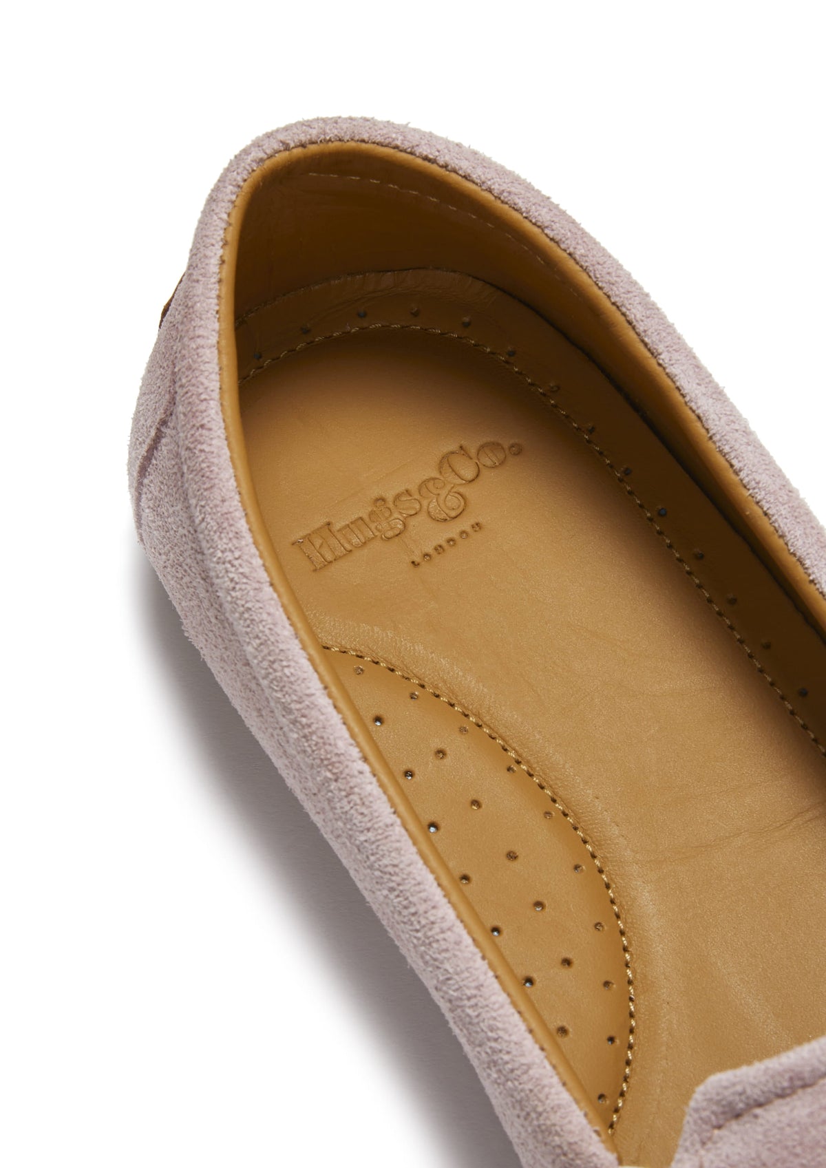Hugs & Co. Women's Powder Pink Suede Tasselled Espadrilles