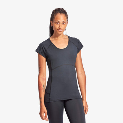 Women's Infrared Performance Cap Sleeved Top SS - Bascora