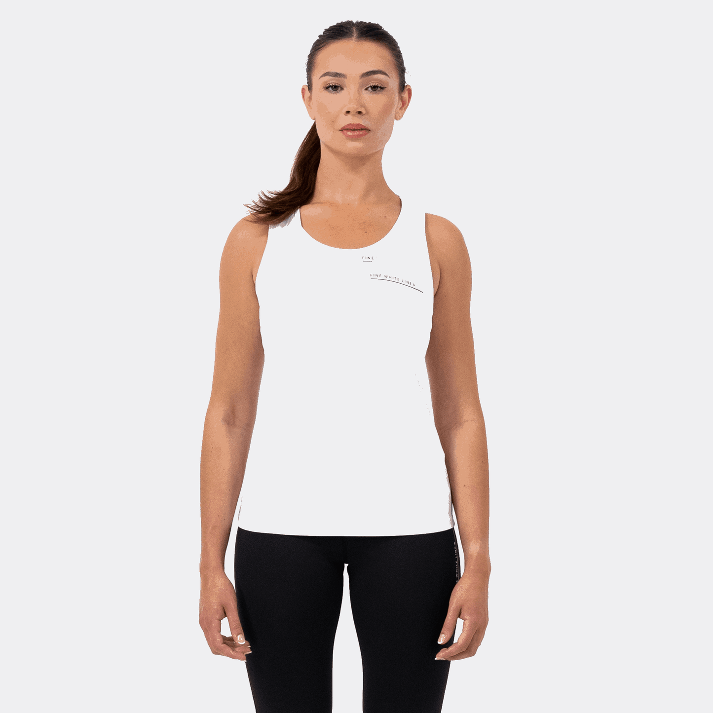 Women's White Orion Vest - Bascora