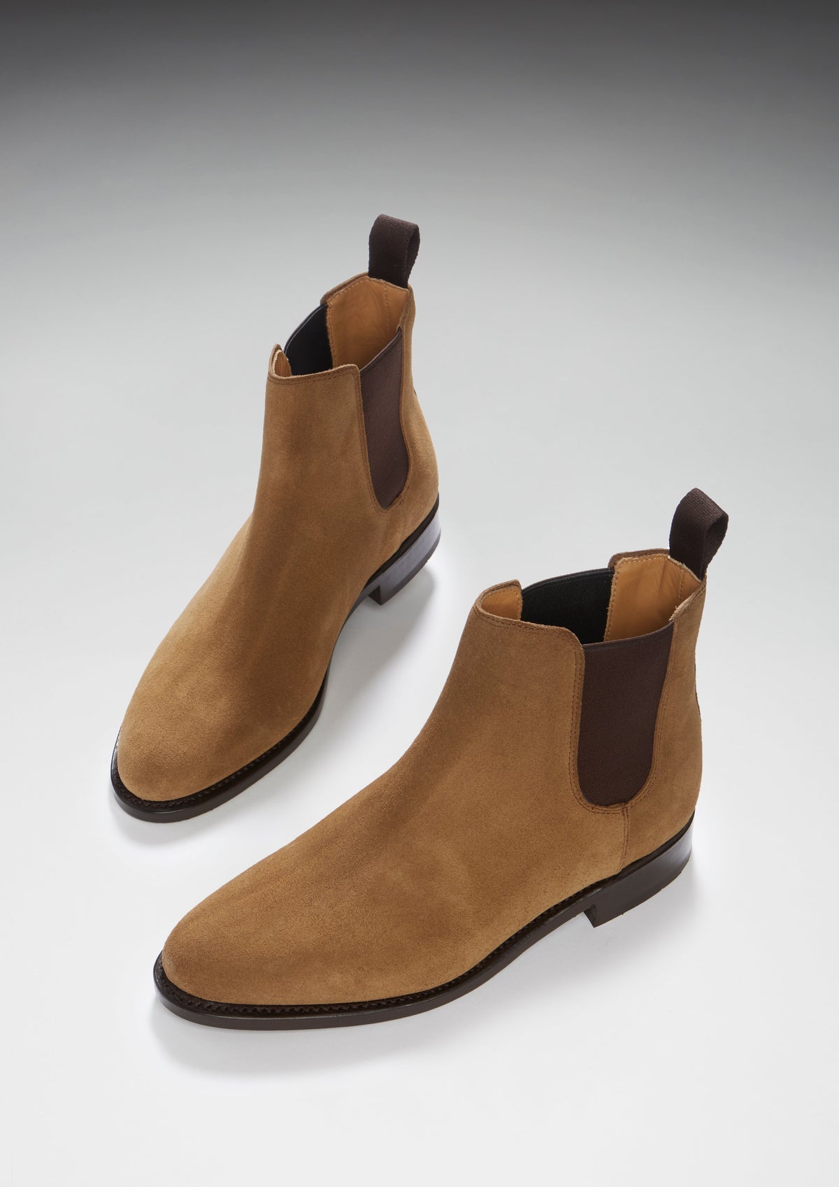 Hugs & Co. Women's Tobacco Suede Chelsea Boots