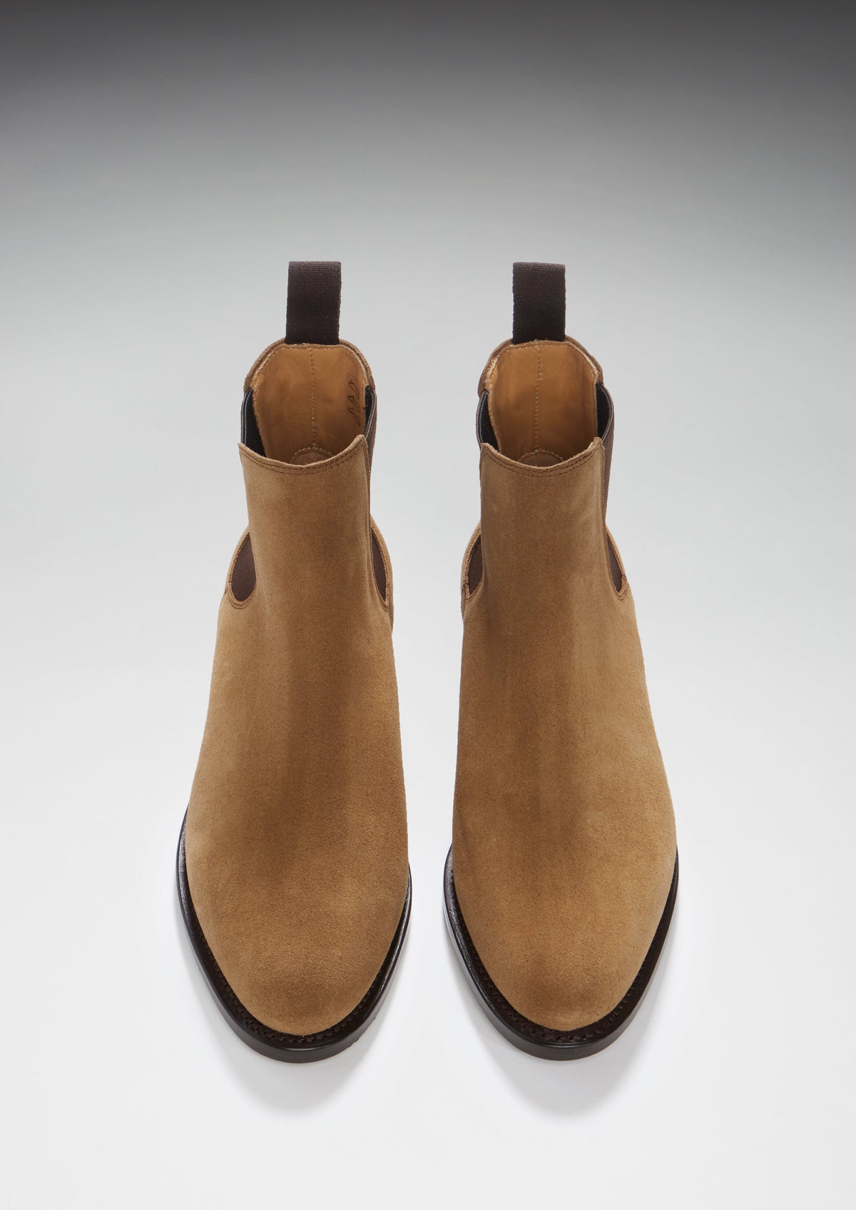 Hugs & Co. Women's Tobacco Suede Chelsea Boots