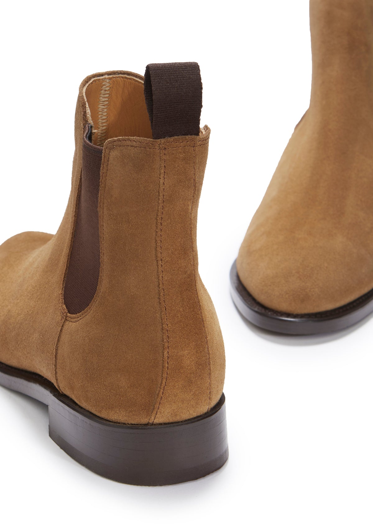 Hugs & Co. Women's Tobacco Suede Chelsea Boots