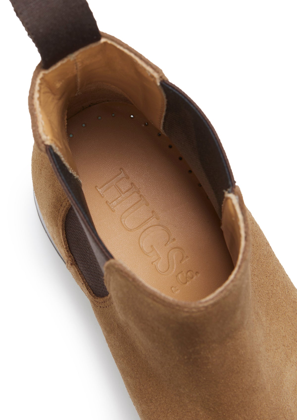 Hugs & Co. Women's Tobacco Suede Chelsea Boots