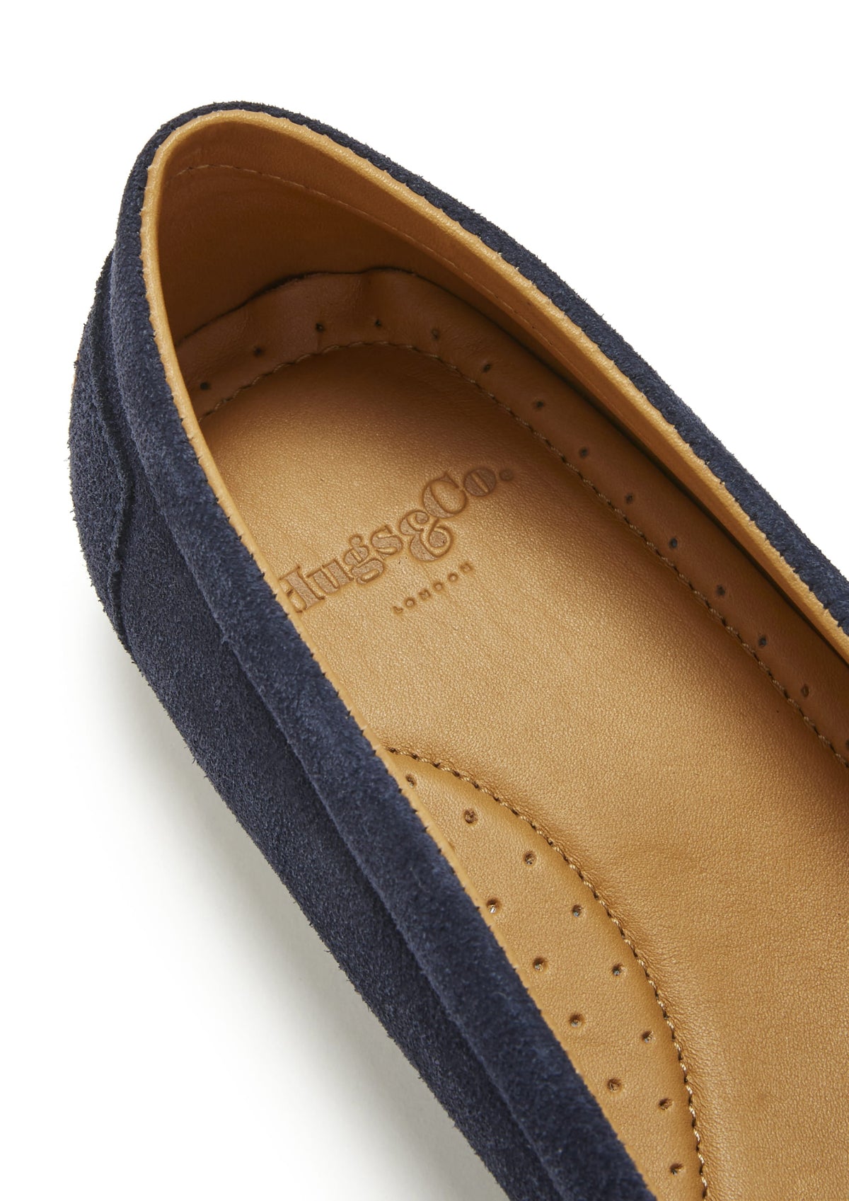 Hugs & Co. Women's Navy Blue Suede Chukka Espadrilles