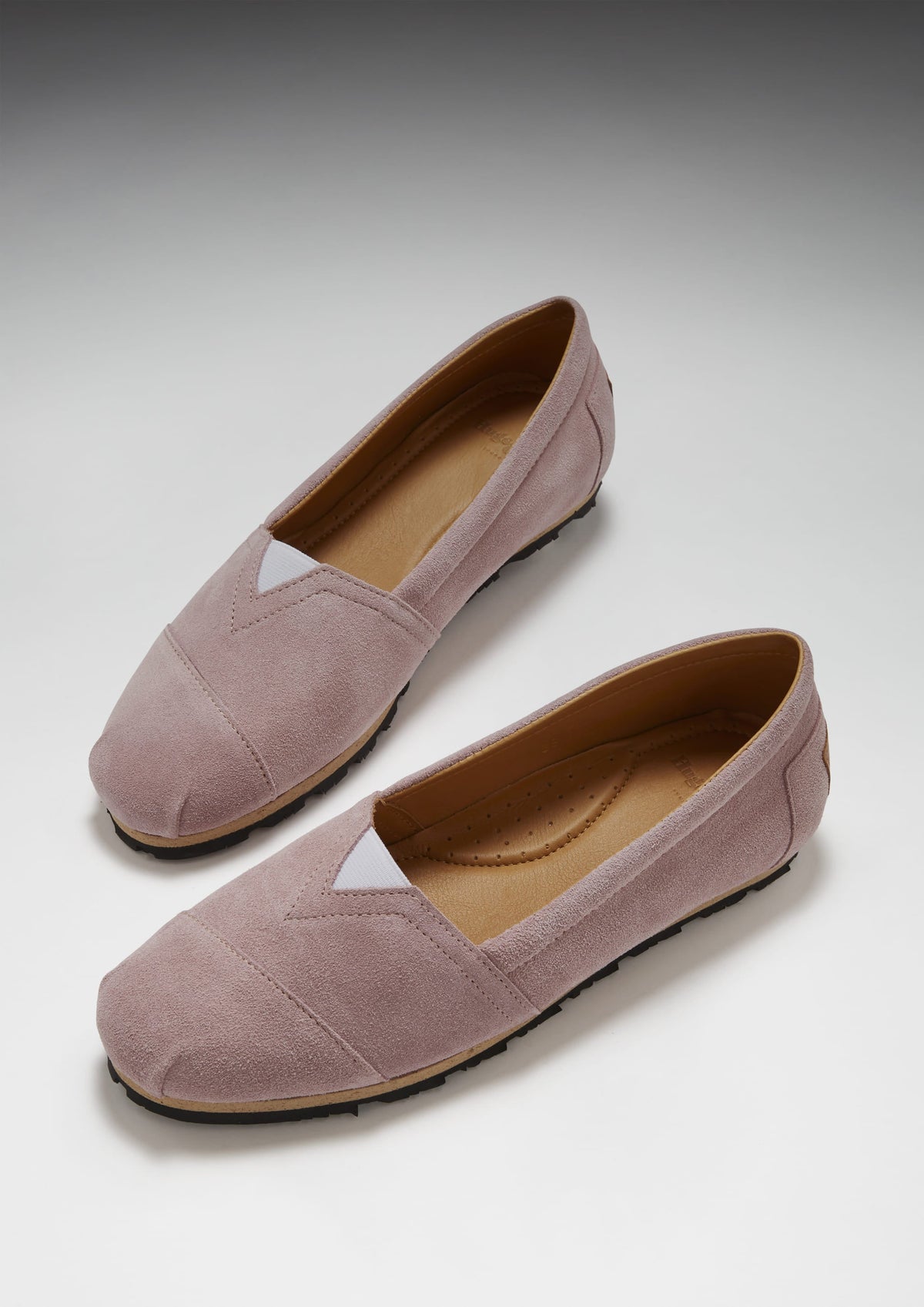 Hugs & Co. Women's Powder Pink Suede Chukka Espadrilles