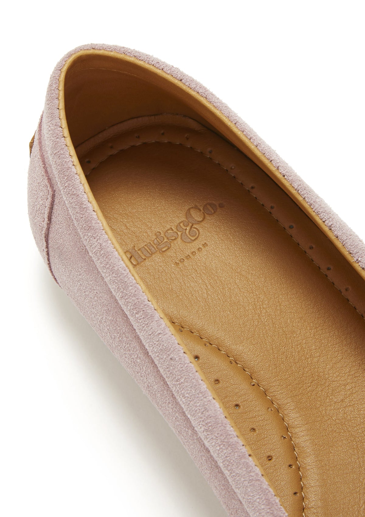 Hugs & Co. Women's Powder Pink Suede Chukka Espadrilles