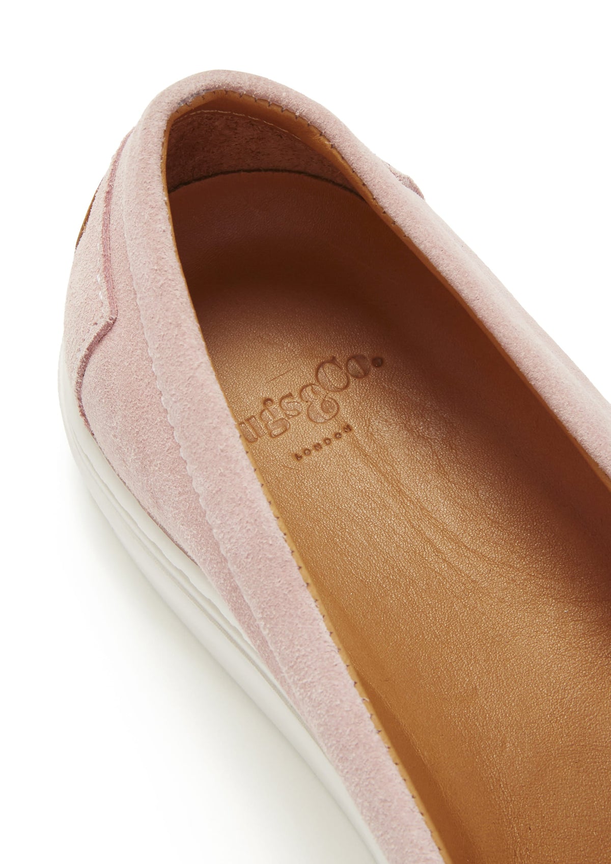 Hugs & Co. Women's Ice Pink Suede Slip-On Sneakers