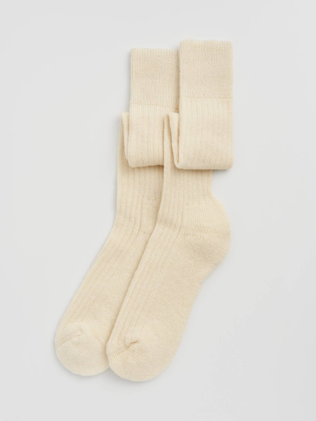 Wool Knee-High Socks - Bascora