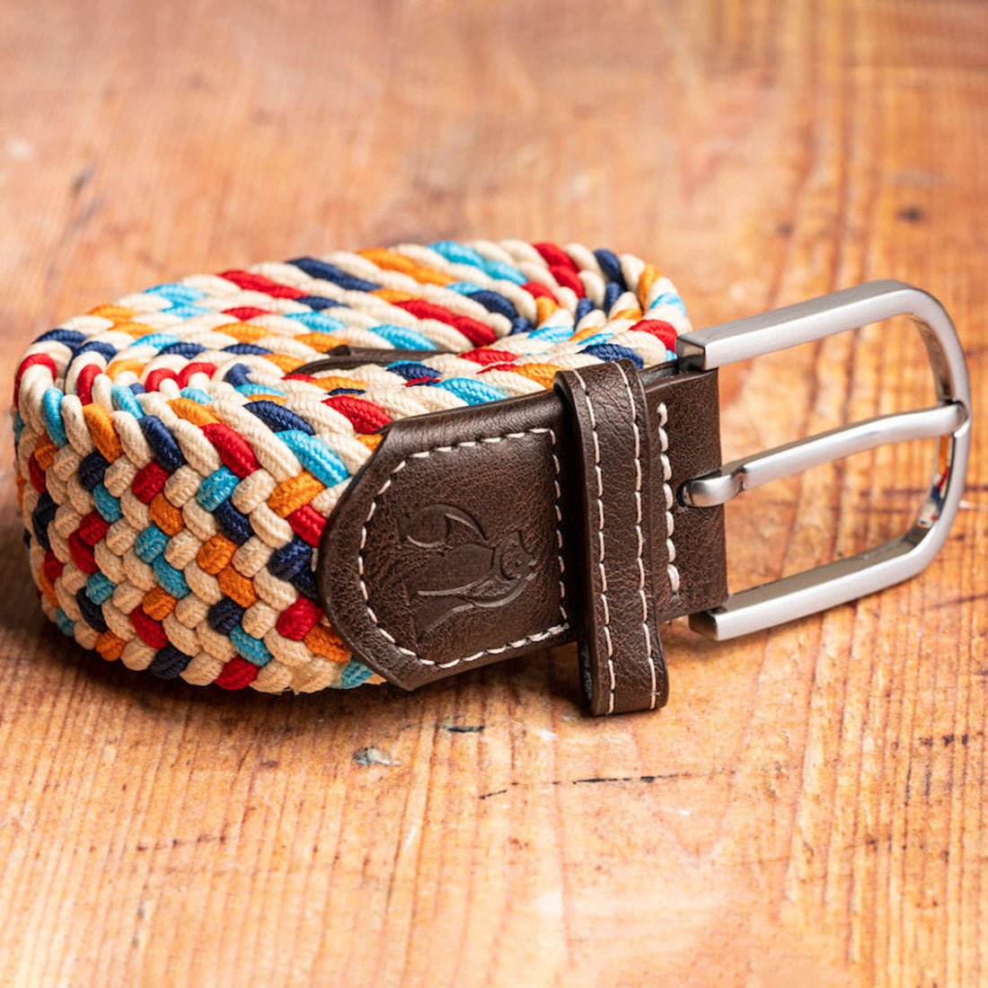 Woven Belt – Multicolour Zigzag - Bascora