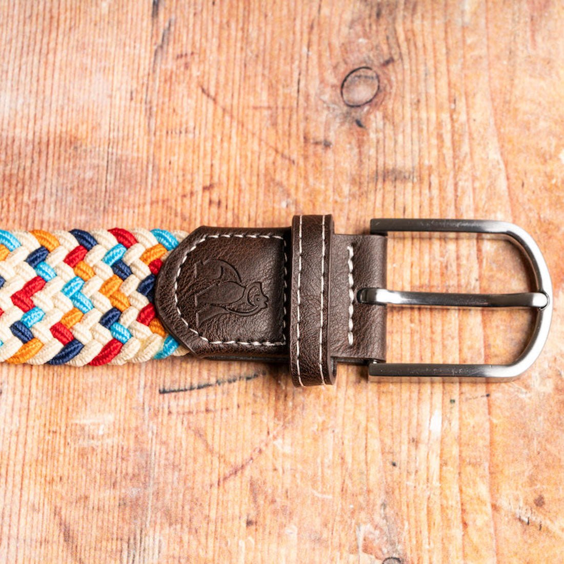 Woven Belt – Multicolour Zigzag - Bascora